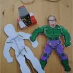 Hampelmann Vorlagen Kostenlos Hübsch Idee Für Den Vatertag Superman Hampelmann