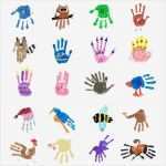 Handabdruck Bilder Vorlagen Erstaunlich Handprints Pdf Basteln Malen Lernen & Spielen LabbÉ