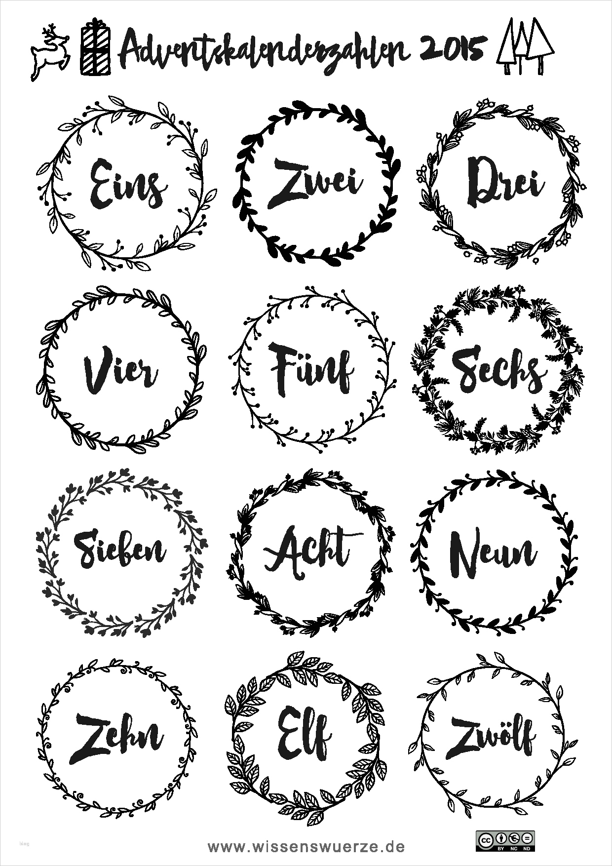 Handlettering Vorlagen Kostenlos Großartig Adventskalender 2015