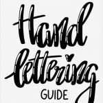Handlettering Vorlagen Kostenlos Inspiration Lettering Guide 1x1 Des Hand Lettering