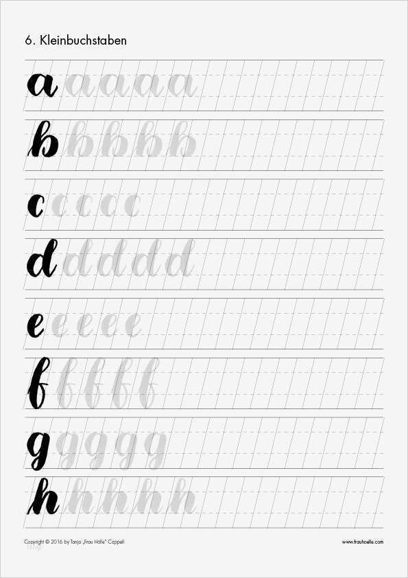 Handlettering Vorlagen Kostenlos Wunderbar Letter Brush Lettering Guide Frau Hölle