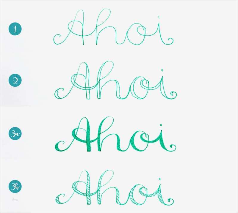 Handlettering Vorlagen Neu Handlettering Lernen Schritt Für Schritt Mit Vorlagen