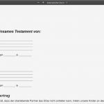 Handschriftliches Testament Vorlage Erstaunlich Muster Berliner Testament Berliner Testament