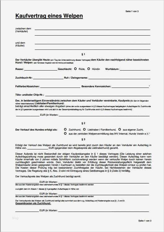 Handy Kaufvertrag Vorlage Einzigartig Kaufvertrag Eines Mops Welpen