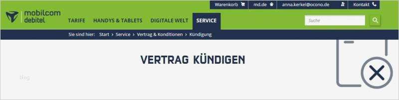 Handy Kündigung Vorlage Mobilcom Debitel Beste Mobil Debitel Kündigung so Den Vertrag Loswerden