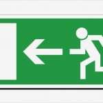 Hängeregister Schilder Vorlage Schönste Rettungsweg Nach Links Schild Fluchtwege