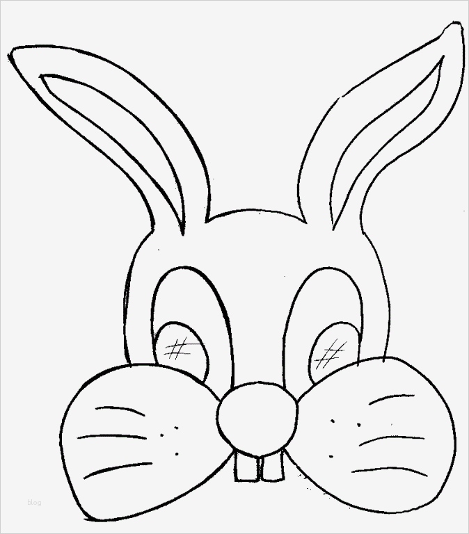 Hase Vorlage Zum Ausdrucken Neu " Desenhos Para Colorir E Imprimir " MÁscara Coelhinho De
