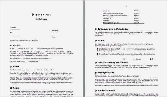 Haus Und Grund Mietvertrag Vorlage Hübsch Großzügig Haus Mietvertrag Bilder Bilder Für Das