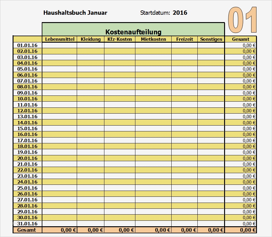 Haushaltsbuch Führen Vorlage Großartig Kostenlose Haushaltsbuch Vorlagen Fice Lernen
