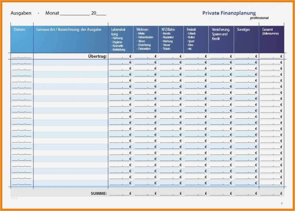 Haushaltsbuch Word Vorlage Einzigartig 9 Haushaltsbuch Vorlagen