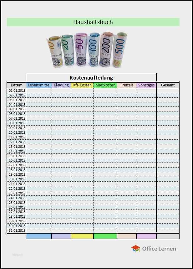 Haushaltsbuch Word Vorlage Schön Gemütlich Aufteilung Der Vorlage Zeitgenössisch Vorlagen