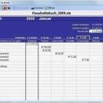 Haushaltsplan Vorlage Inspiration Excel Vorlage Haushaltsbuch 2009 Download