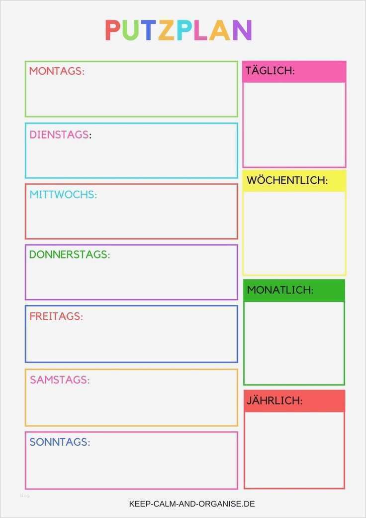 Haushaltsplan Vorlage Schönste Putzplan Putzplan Deutsch Putzplan Vorlage Putzplan