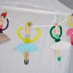 Heißluftballon Basteln Vorlage Gut Basteln Mit Eisstielen Eine Ballerina Girlande Fürs