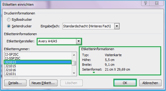 Herma Visitenkarten Vorlage Gut Visitenkarten Mit Word Erstellen Fice Lernen