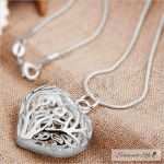Herz Vorlage Groß Beste Anhänger Herz Romantik Groß 925 Silber Inkl Schlangenke