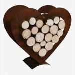 Herz Vorlage Groß Luxus Rost Herz Holzregal Groß 95 Cm Hoch Holzregal Bzw