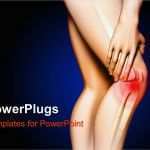 Hnee Powerpoint Vorlage Wunderbar Powerpoint Template Pain In the Knee Hand touching the