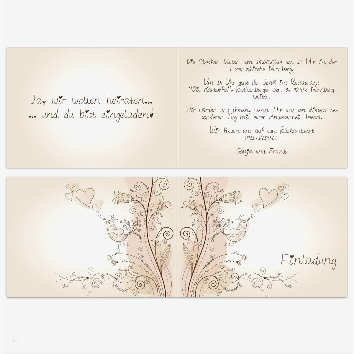 Hochzeitseinladungen Texte Vorlagen Inspiration Individuelle Hochzeitseinladung Liebesbaum Einladung