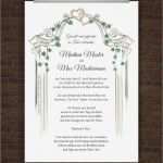 Hochzeitseinladungen Vorlagen Schönste Kostenlose Hochzeitseinladung Zum Ausdrucken