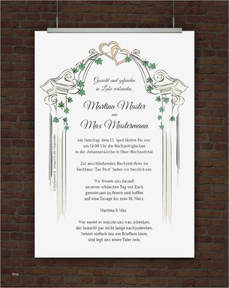 Hochzeitseinladungen Vorlagen Schönste Kostenlose Hochzeitseinladung Zum Ausdrucken