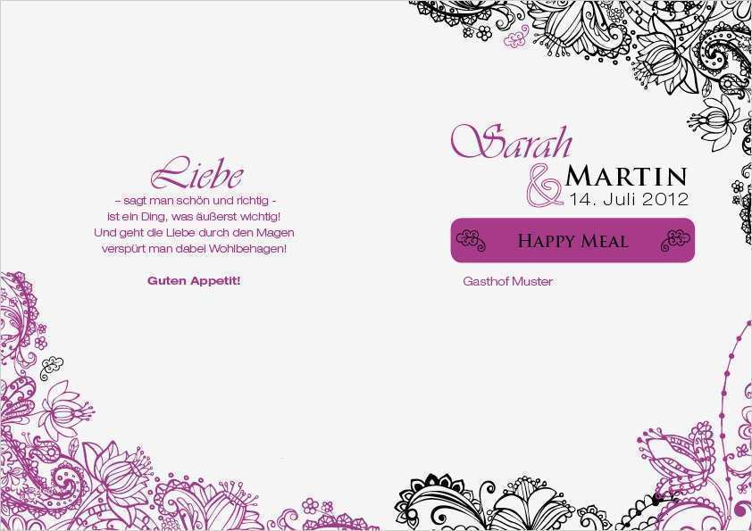 Hochzeitseinladungen Vorlagen Word Genial Schön Hochzeitsmenü Vorlagen Kostenlos Galerie Entry