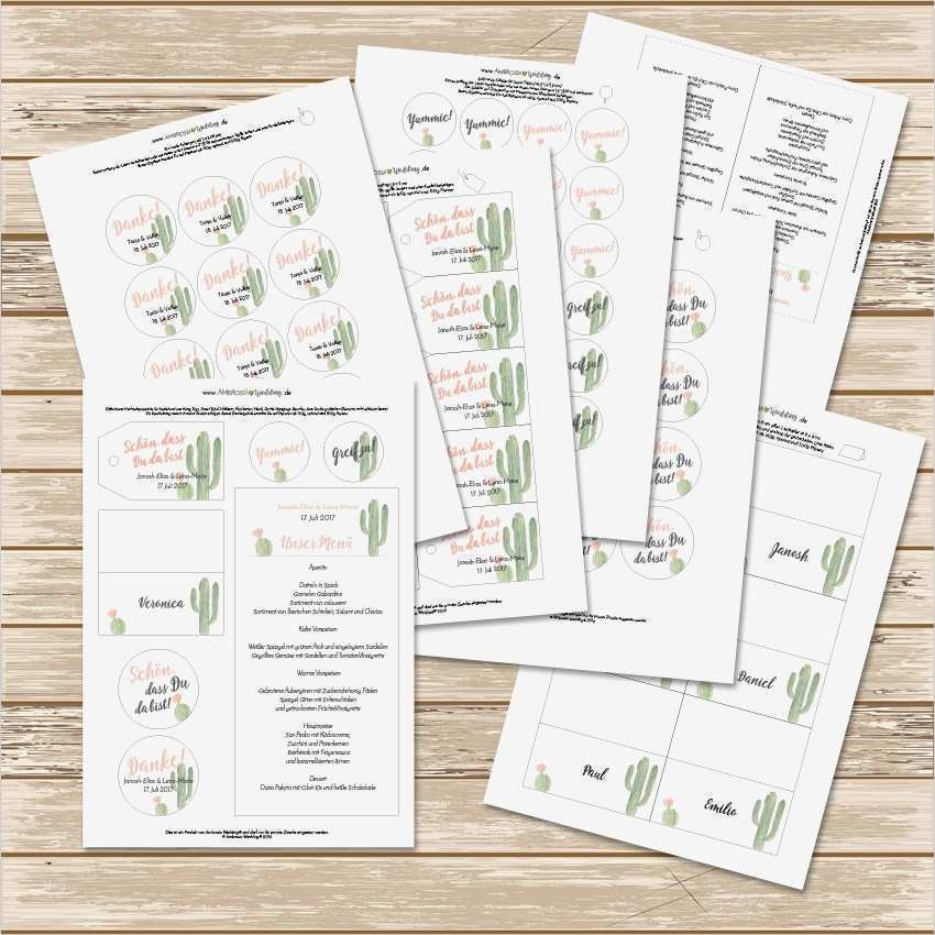 Hochzeitskarten Vorlagen Ausdrucken Erstaunlich Druckbare Hochzeitskarten Kaktus Love Zum Selbst Ausdrucken