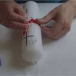 Hochzeitskerze Selber Machen Vorlagen Wunderbar Hochzeitskerze Taufkerze Mit Oder Ohne Kreuz Handarbeit