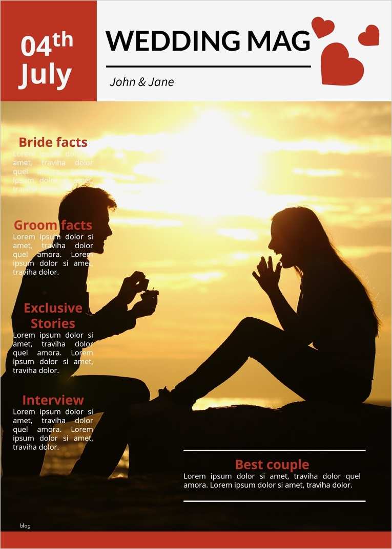 Hochzeitszeitung Vorlage Best Of Line Hochzeitszeitung Erstellen