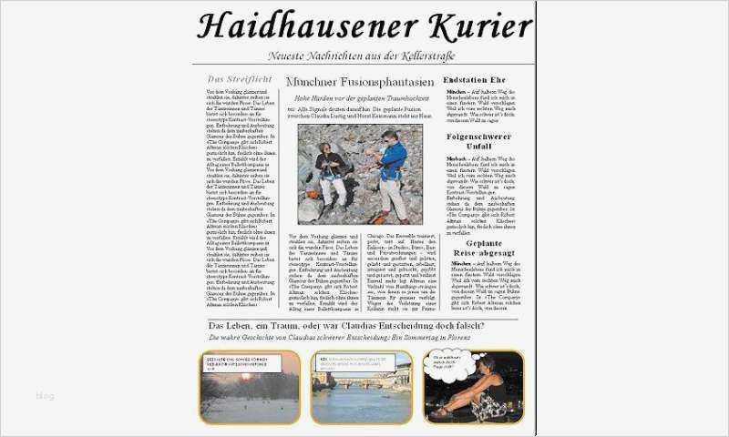 Hochzeitszeitung Vorlage Wunderbar Hochzeitszeitung Mit Word Pc Magazin