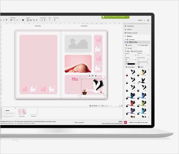Hochzeitszeitung Vorlagen Zum Bearbeiten Einzigartig Geburtskarten Selbst Gestalten Mit Der software