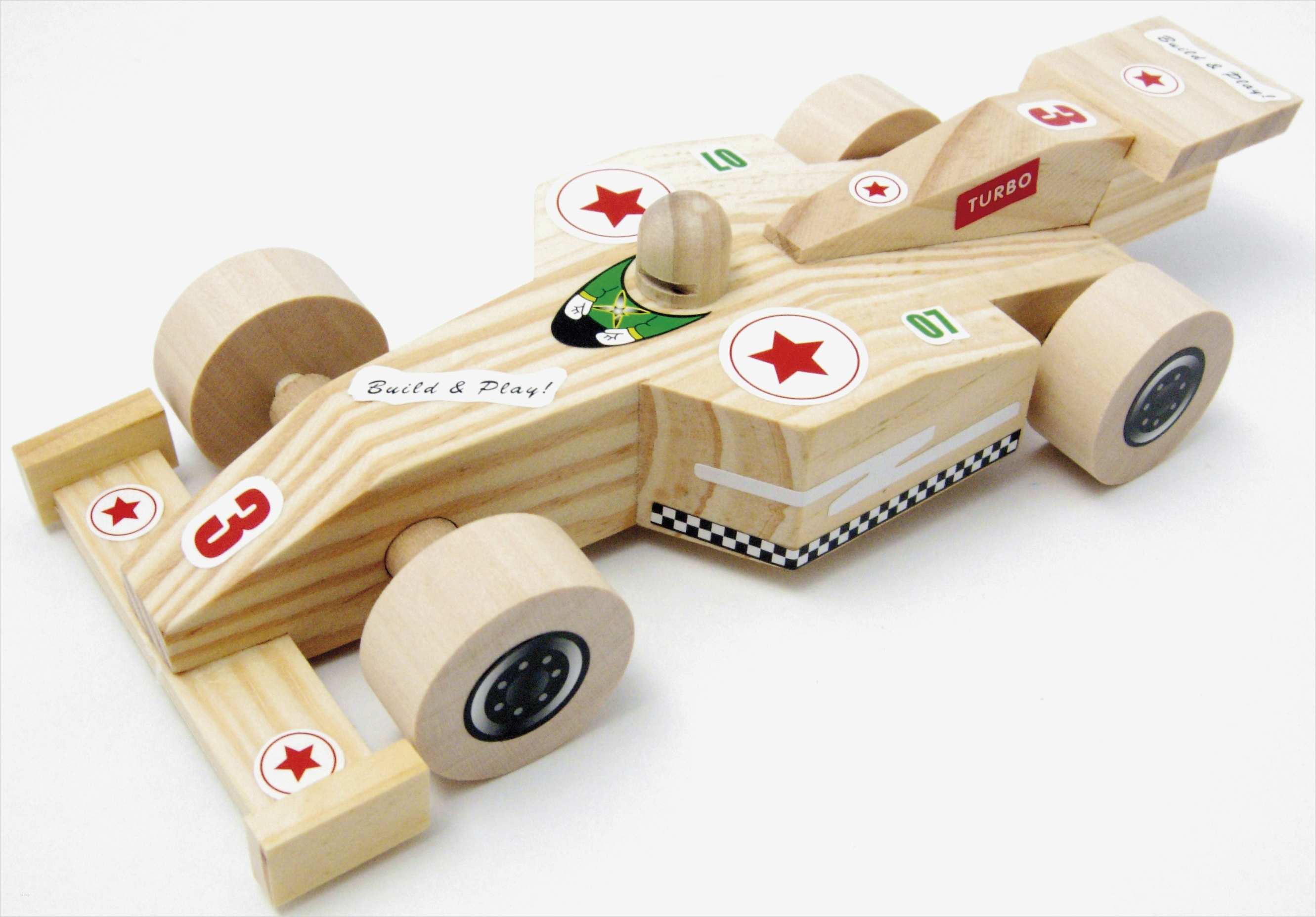 Holz Basteln Vorlagen Kostenlos Genial Rennauto Bastel Set Aus Holz Zum Selbstgestalten Basteln