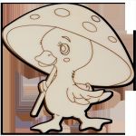 Holz Vorlagen Laubsägearbeiten Großartig Fensterbild Entenküken Mit Schirm Aus Holz 8 5 Cm