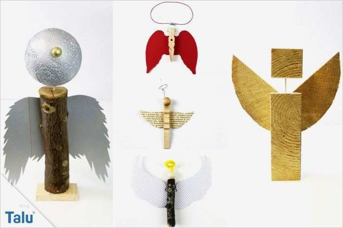 Holzarbeiten Mit Kindern Vorlagen Wunderbar Engel Aus Holz Basteln Diy Holzengel Mit Vorlage Talu