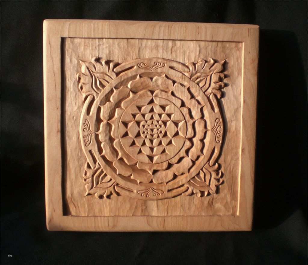 Holzschnitzen Vorlagen Hübsch Heilige Geometrie Sri Yantra Schnitzen Holz Kunst