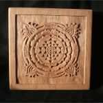 Holzschnitzen Vorlagen Hübsch Heilige Geometrie Sri Yantra Schnitzen Holz Kunst