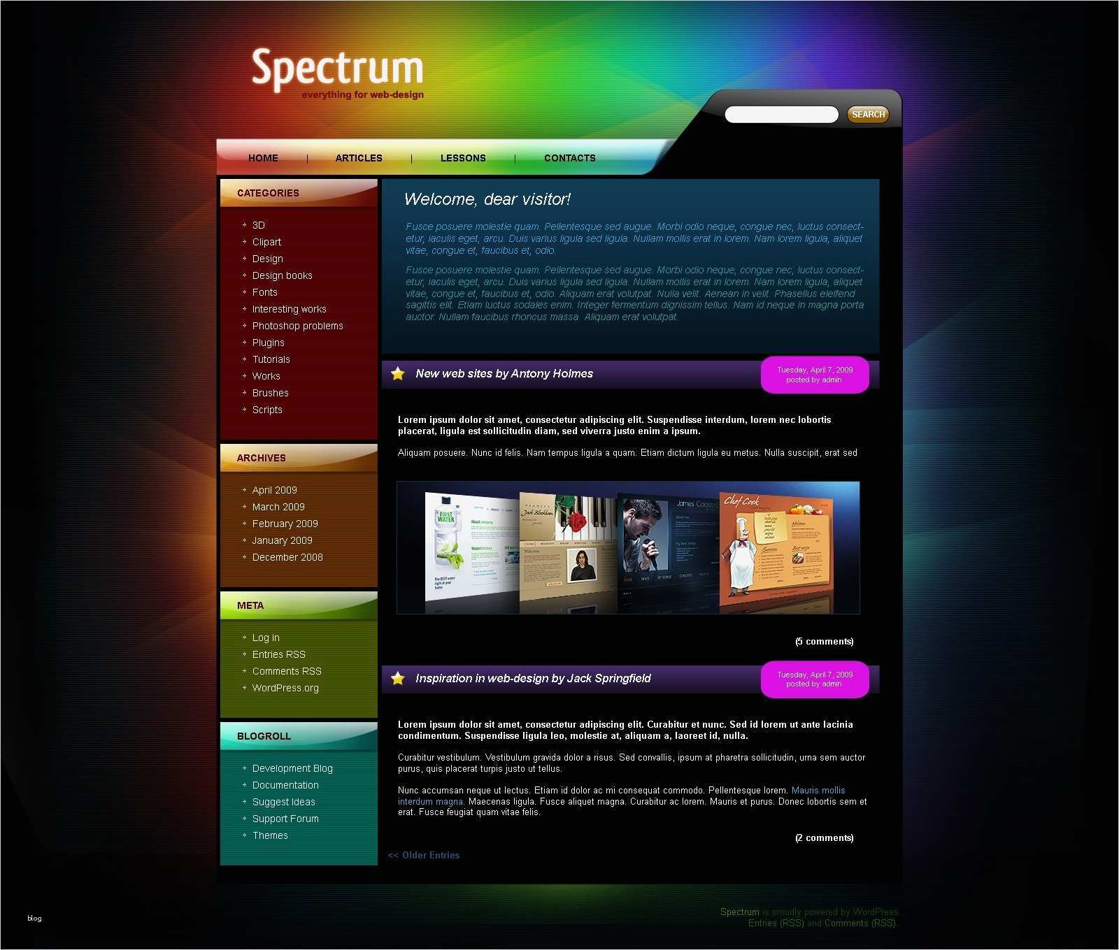 Homepage Vorlagen Genial Design Studio Wordpress theme