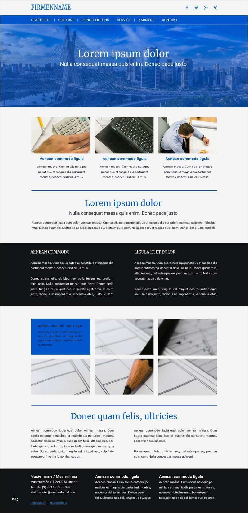 Homepage Vorlagen Kaufen Gut Webseite Für Architektur Und Bau Responsive Vorlage 3262