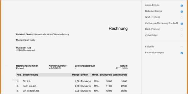 Honorarrechnung Vorlage Best Of 9 Rechnung Freiberufler Vorlage