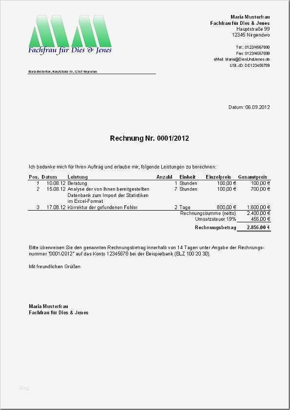 Honorarrechnung Vorlage Cool File Image Image