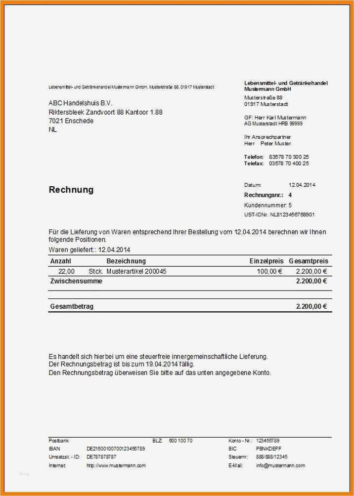 Honorarrechnung Vorlage Fabelhaft 8 Honorarrechnung Muster