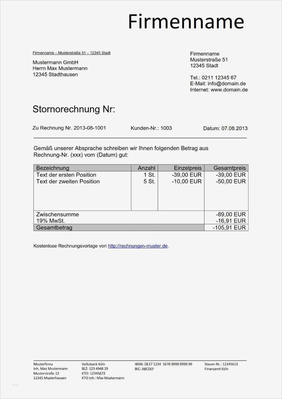 Honorarrechnung Vorlage Schönste Schön Rechnung Mustervorlage Bilder Bilder Für Das