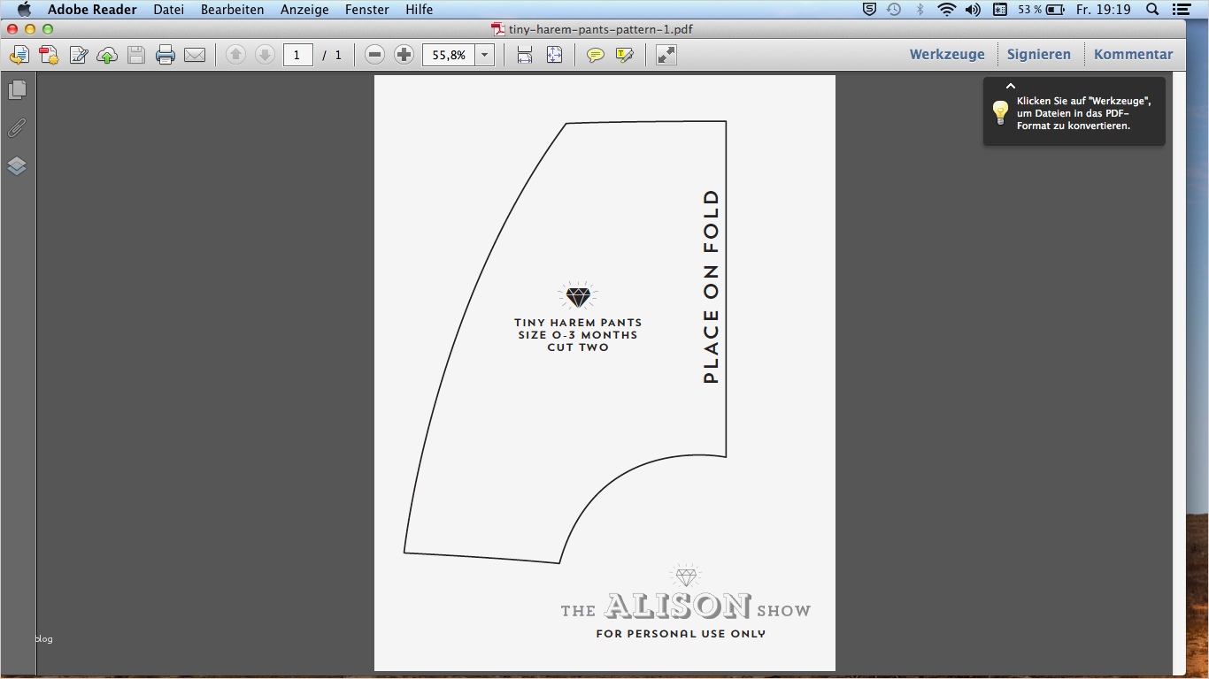 Hose Nach Vorlage Schneidern Lassen Elegant Hei Baby Babyhose Zweite Haremshose