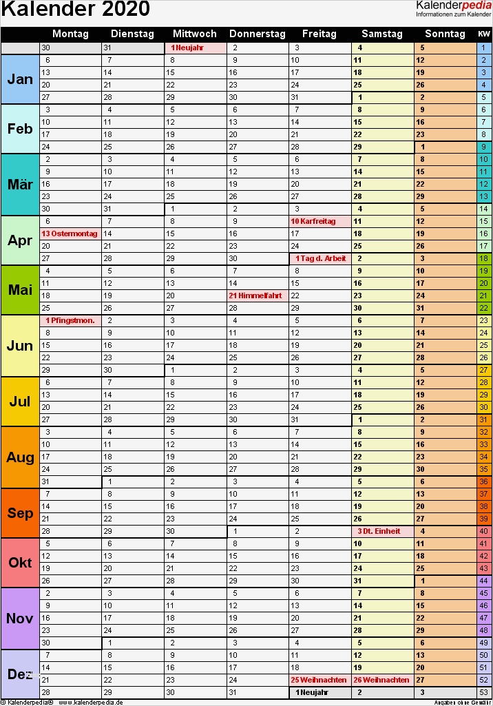 Html Seite Vorlage Süß Kalender 2020 Zum Ausdrucken Als Pdf 16 Vorlagen Kostenlos