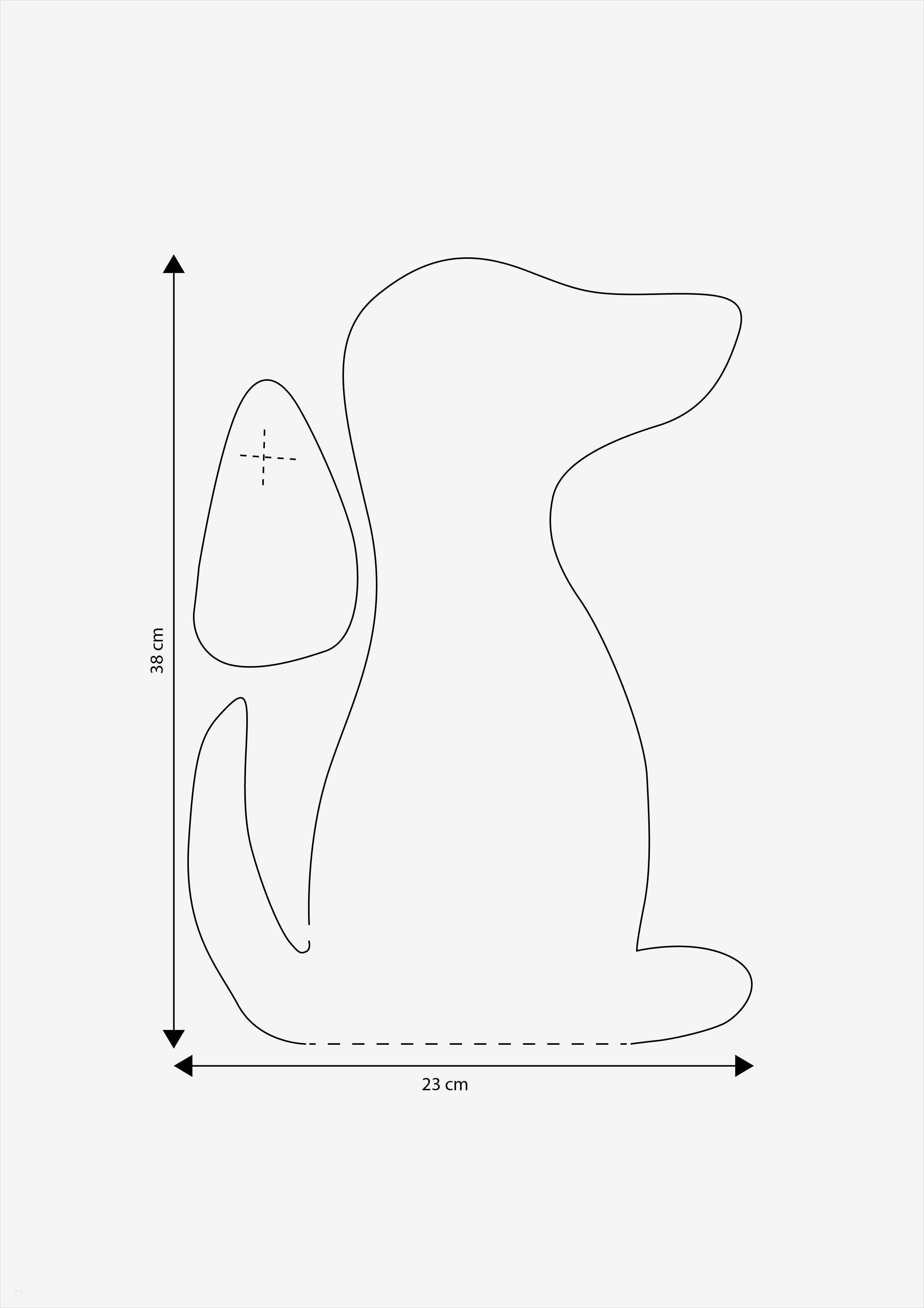Hund Vorlage Gut Stoff Hund Selbermachen