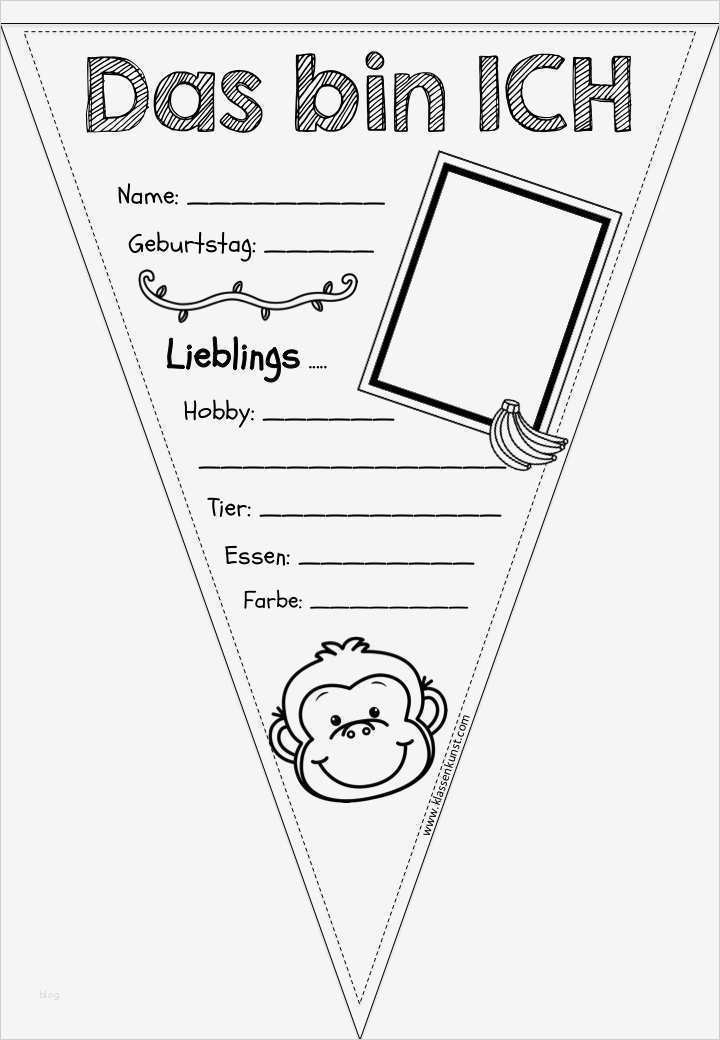 Ich Bin Umgezogen Vorlage Cool Klassenkunst Das Bin Ich Wimpel