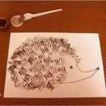 Igel Basteln Vorlage Gut Igel Basteln Vorlage Großartig Igel Gabel Gedruckt Kinder