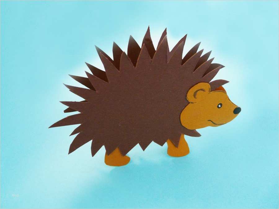 Igel Basteln Vorlage Neu tolle Gruppenbeschäftigung