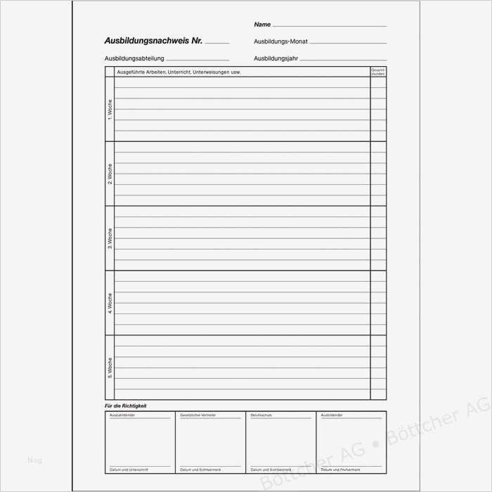 Ihk Berichtsheft Vorlage Cool Rnk 5085 Ausbildungsnachweis A4 Heft Wöchentlich Böttcher Ag
