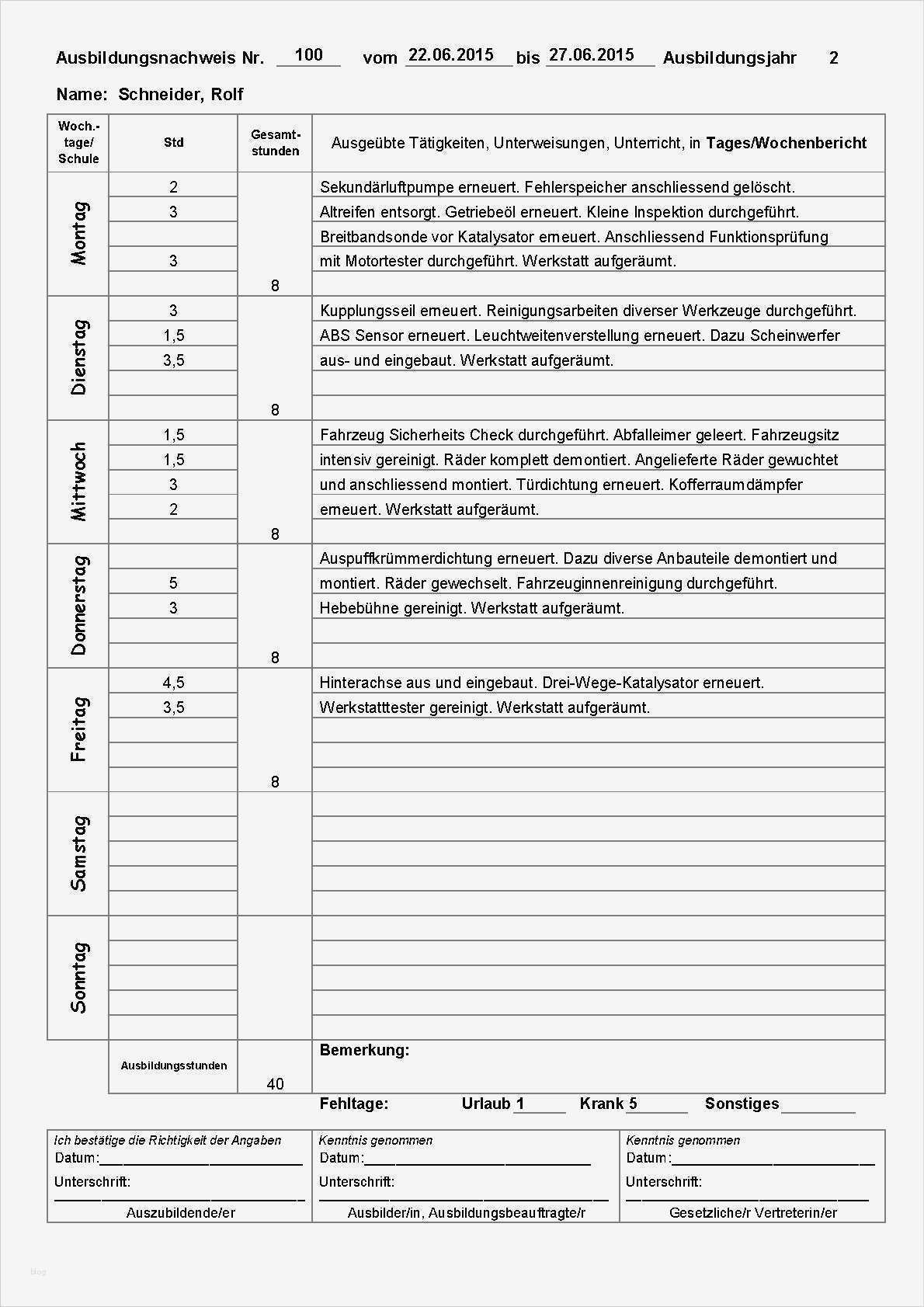 Ihk Berichtsheft Vorlage Pdf Schönste Berichtsheft Bürokauffrau Vorlage